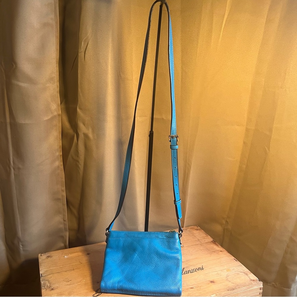 Michael Michael Kors Blue Leather Adele Crossbody… - image 5